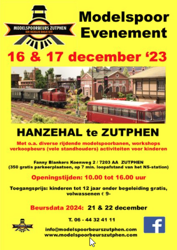 Modelspoor Evenement Zutphen